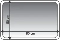 VANNITOAVAIP RIDDER DELHI 50X80CM TUMEHALL POLÜESTER