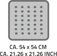 VANNITOAMATT RIDDER CAPRI 54X54CM VALGE TPE-PLASTIK 