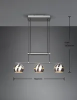 LAELAMP TRIO FLETCHER 3XE14 TERAS