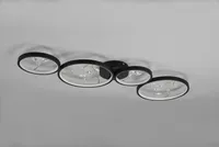LAELAMP TRIO GROOVY 37W 3000K 4600LM MUST/KULD