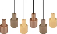 LAELAMP TRIO AGUDO 6X40W E27 MULTICOLOR