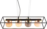 LAELAMP TRIO ROSS 4X25W E27 RIPPUV MULTICOLOR
