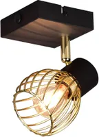 KOHTVALGUSTI TRIO ARDON 10W E14 MUST/VASK
