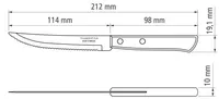 STEIGINUGA TRAMONTINA POLYWOOD 12,7CM (5")