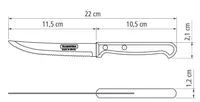 STEIGI-/PUUVILJANUGA TRAMONTINA ULTRACORTE 12,7CM (5")