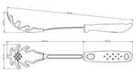 SPAGETTIDE SERVEERIMISLUSIKAS TRAMONTINA UTILITA