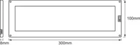 MÖÖBLIVALGUSTI LEDVANCE PANEL 5W LED 220LM 3000K 30X10CM