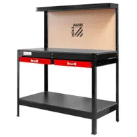 TÖÖLAUD HOLZMANN 1210X610X1500MM KAHE SAHTLIGA