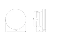 VENTILATSIOONIPLAFOON EUROPLAST METALLIST SISSEPUHKE DMPKP100