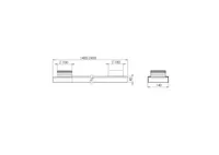 VENTILATSIOONIOTORU EUROPLAST SAUNA D100 140X40X1400-2400MM