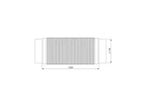 VENT. PAINDUV ÜHENDUS EUROPLAST AL. 100MMX1M GC100-1-FF