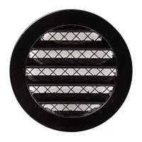 VENTILATSIOONIREST EUROPLAST MRA100 ALUMIINIUM MUST
