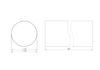 VENTILATSIOONITORU EUROPLAST PLAST 150MM 0.5M