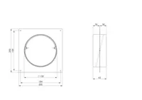 ÄÄRIK EUROPLAST ÜHENDUS PLAST 150MM KLAPIGA AFV150