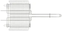 GRILLREST TRAMONTINA 70,2X31,5CM CHURRASCO