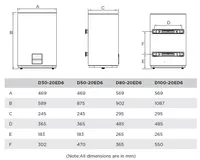 BOILER MIDEA SALUTE FLEX 100 VERT/HOR 93L 2000W Wi-Fi