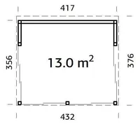 PAVILJON PALMAKO NOVA 13,0M²