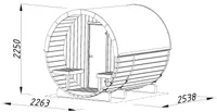 SAUN PALMAKO ANITA 1,3+0,7M²