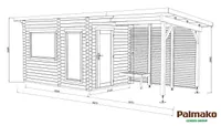 SAUN PALMAKO SANNA 6,8+5,9M²