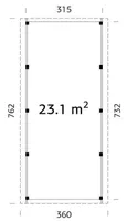 AUTOVARJUALUNE PALMAKO KARL 23,1M²