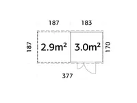 KUUR PALMAKO LEIF 3,0+2,9M²