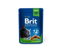 KASSIEINE BRIT PREMIUM BY NATURE STERILISEERITUD KASSIDELE KANAGA 100G