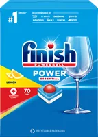 NÕUDEPESUMASINA KAPSLID FINISH POWER ESSENTIAL LEMON 70TK