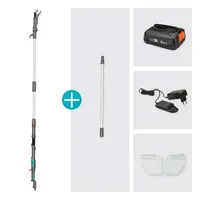 AKUOKSALÕIKUR GARDENA HIGHCUT 360/18V P4A, AKU JA LAADIJAGA
