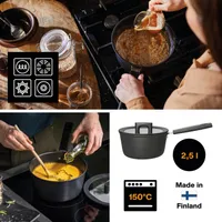 KASTMEPOTT FISKARS HARD FACE 2,5L