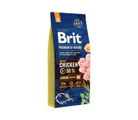 TÄISSÖÖT BRIT PREMIUM BY NATURE JUNIOR M 3KG