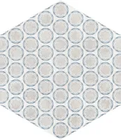PÕRANDA-JA SEINAPLAAT ATRIUM HEX ALPHA MIX AZUL 25,8X29CM