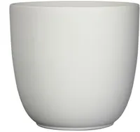 ÜMBRISPOTT MICA TUSCA MATT VALGE 14X14,5CM