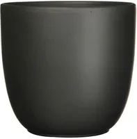 ÜMBRISPOTT MICA TUSCA MATT MUST 14X14,5CM