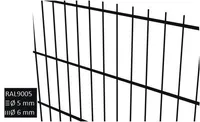 AIA KEEVISPANEEL 2D 50X200/6/5/6MM 1,83X2,5M RAL9005