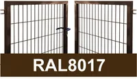 AUTOVÄRAV STRONG 50X200/5MM 1450X4000MM RAL8017