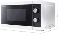 MIKROLAINEAHI SHARP 20L 800W YC-MS01E-W