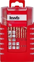 PUURIDE KOMPLEKT KWB HSS-G TIN 19-OSALINE