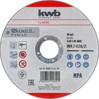 LÕIKEKETAS KWB, ÕHUKE 125 × 1,0