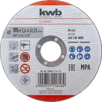 LÕIKEKETAS KWB, ÕHUKE 115 × 1,6