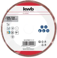KIUDKETAS KWB, KORUND 125MM G24 5TK