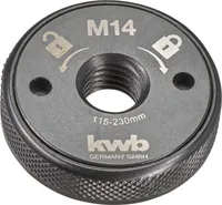 KIIRLUKUSTUSMUTTER KWB 115-230MM