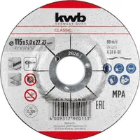 LÕIKEKETAS KWB, METALL 115X3MM, ASTMEGA