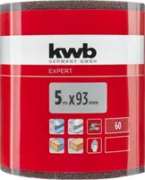 LIIVAPABER KWB 93MM ALUMIINIUMOKSIID P60 5M RULLIS