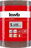 LIIVAPABER KWB 115MM ALUMIINIUMOKSIID P40 5M RULLIS