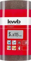 LIIVAPABER KWB 115MM ALUMIINIUMOKSIID P120 5M RULLIS