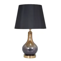 LAUALAMP LUXO H56,5CM MUST/KULD