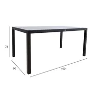 LAUD AMALFI 160X90X74CM HALL