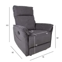 TUGITOOL GERRY MANUAALNE RECLINER HALL