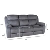 DIIVAN GENTRY 3-KOHALINE MANUAALNE RECLINER