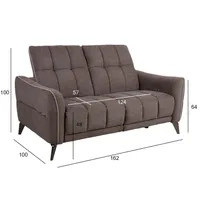 DIIVAN CATHY 2-KOHALINE ELEKTRILINE RECLINER